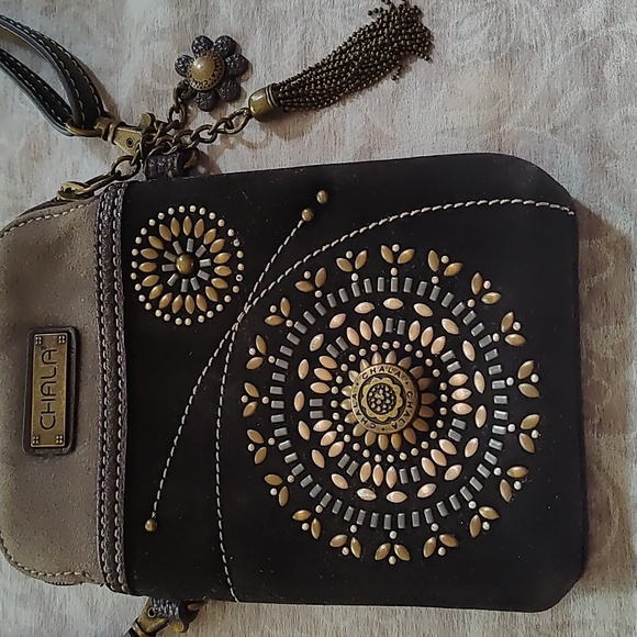 💖 Chala Brown Black Convertible Purse - 3 Ways to Use - Picture 2 of 8